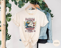 Freedom Born Free American Eagle Shirt, 1776 July 4th Freedom Shirt, Bald Eagle Freedom Tee, Unisex American Eagle T Shirt, Independence Day