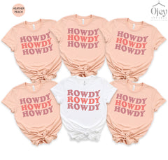 Nashville Bachelorette Shirts, Howdy Rowdy Bridal Tank Tops, Bridal Party Shirt, Bridesmaid Gift, Bachelorette Shirts, Bridal Shower Gift