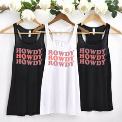Nashville Bachelorette Shirts, Howdy Rowdy Bridal Tank Tops, Bridal Party Shirt, Bridesmaid Gift, Bachelorette Shirts, Bridal Shower Gift