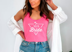 Beach Bachelorette Shirt, Florida Bride Tank, Miami Tribe Tshirt, Crewneck, Florida Tribe Shirt, Miami Bride Tank, Bridesmaid Beach Gifts