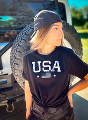USA Matching Family Shirts, Distressed USA Flag Shirts, Independence Day Shirt,American Flag Tee, Declaration of Independence USA Flag Shirt