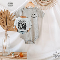 Cool Kids Club Shirt, Funny Toddler T-Shirts, Trendy Shirts For Kids, Children Crewneck, Front Back Shirt, Kids Club, Daughter And Son Gift