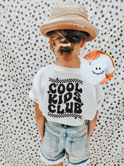 Cool Kids Club Shirt, Funny Toddler T-Shirts, Trendy Shirts For Kids, Children Crewneck, Front Back Shirt, Kids Club, Daughter And Son Gift