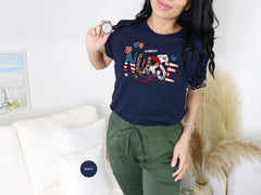 USA Nurse Shirt, Patriotic Nurse T-Shirt, 4th of July Nurse Shirt, American Nurse Shirt, Independence Nurse T-Shirt