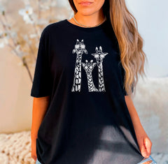 Giraffe Shirt, Animal Lover, Zoo Shirt, Sarcastic Tee, Funny Giraffe Shirt, Comic Giraffe Shirt, Giraffe Reader Gift, Funny Gift for Her,