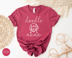 Golden Doodle Mama T-shirt, Doodle Mom Shirt, Doodle dog shirt, Doodle Mama Shirt Gift,  Dog Shirts for Women, Dog Mom Shirt, Fur Mama Tee