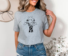Funny Giraffe Shirt, Giraffe Shirt, Giraffe Lover Shirt, Sarcastic Tee, Comic Giraffe Shirt, Funny Giraffe T-shirt, Giraffe Zoo Shirt