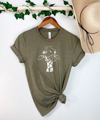 Funny Giraffe Shirt, Giraffe Shirt, Giraffe Lover Shirt, Sarcastic Tee, Comic Giraffe Shirt, Funny Giraffe T-shirt, Giraffe Zoo Shirt