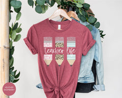 Teacher Shirts, Back to School Gift, Elementary Teacher Shirt, Teacher Outfit Tee, Cute Teacher Shirts, Teacher Life Shirts