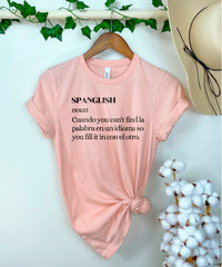Funny Spanish Shirt, Spanglish Definition Shirt, Spanish Teacher Shirt, Spanish Teacher Gifts, Maestra Shirt, Maestra Gift Shirt
