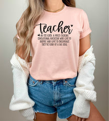 Teacher Shirts, Teacher, Teacher Definition Shirt, Teacher Women Shirt, Gift for Teacher Gift Appreciation Week, Christmas Gift for Teacher