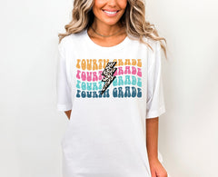 First Grade, Pre K, Kindergarten, Custom Back to School Shirts, Retro Teacher Shirt, First Day Of School Shirt for Teachers, Parents & Kids