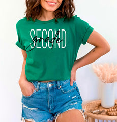 Second Grade Teacher Shirt, 2nd Grade Teacher Gift, Second Grade Shirts, Gift for Teacher, Teacher Appreciation Shirt, Cute Second Grade Tee