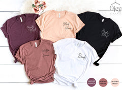 Bride to Be Shirts, Bachelorette Crew Tshirt, Gift for Bridesmaids, Bridal Shower Shirts, Bridesmaid Shirts, Wedding Tee, Brides Maid Gifts