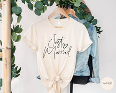 Just Married Shirts, Couples Shirts, Newly Married Gift, Honeymoon Shirts, Matching Couple Shirts, Bridal Shower Gift, Wedding Party Shirts