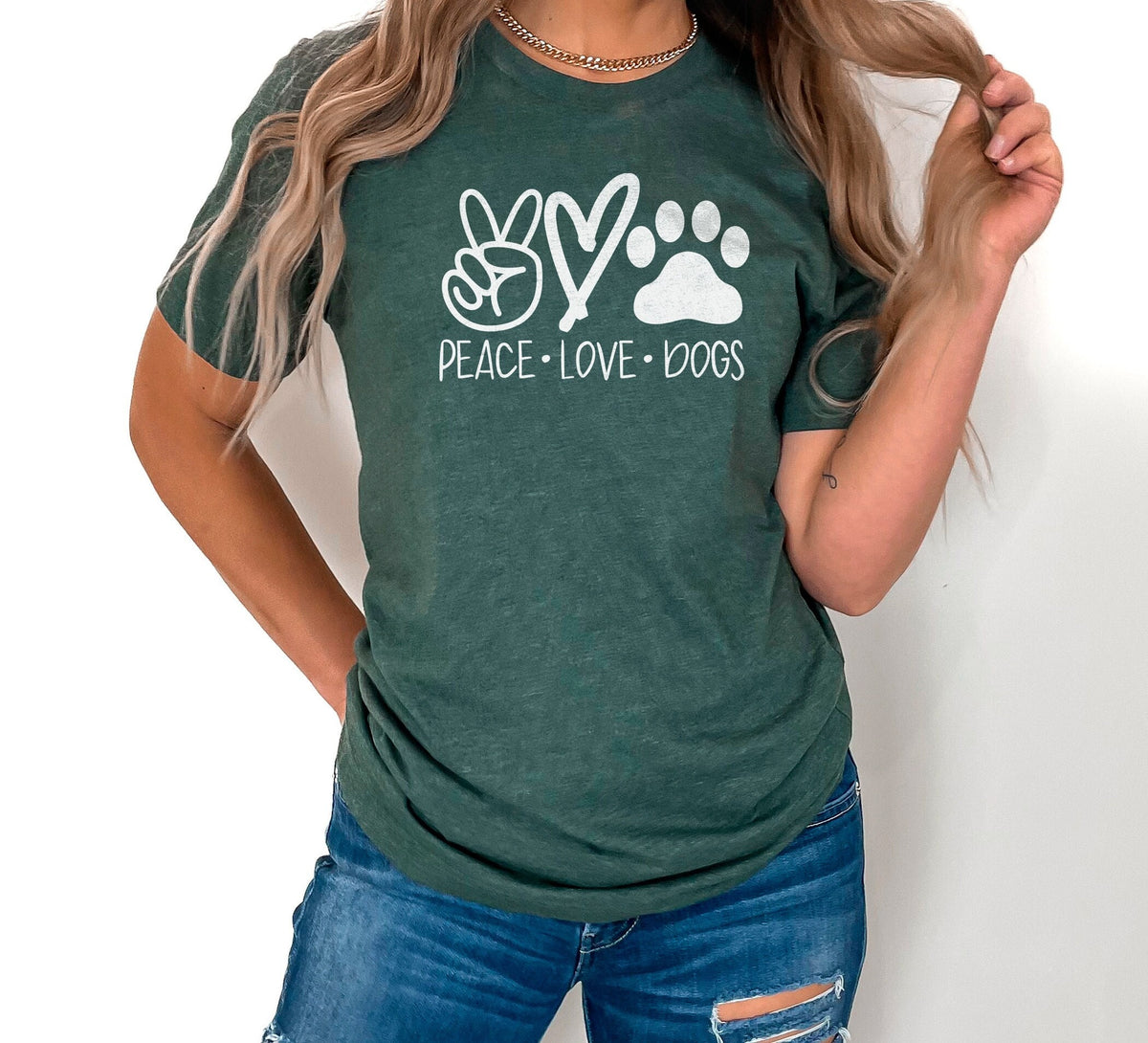 Dog Paw Shirt, Dog Moms TShirt, Fur Mama Shirt, Peace Love Dogs Shirt, Cute Dog Shirt, Dog Love Shirt, Dog Shirt Gift, custom dog shirt ,tee