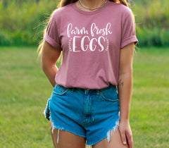 Farm Fresh Eggs, Chicken Coop, Chicken Lover, Chicken Mom, Farmer Shirt, Chicken Farmer Shirt, Funny Sarcastic T-Shirt, Farm Girl