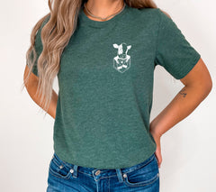 Cow Shirt, Cow Pocket T Shirt, Cow Tee Shirt,  Cute Cow Shirt, Mom Dad Cow Shirt,  Farm Cow Shirt, Cow Lover, Cute Cow Shirt, Custom Cow Tee