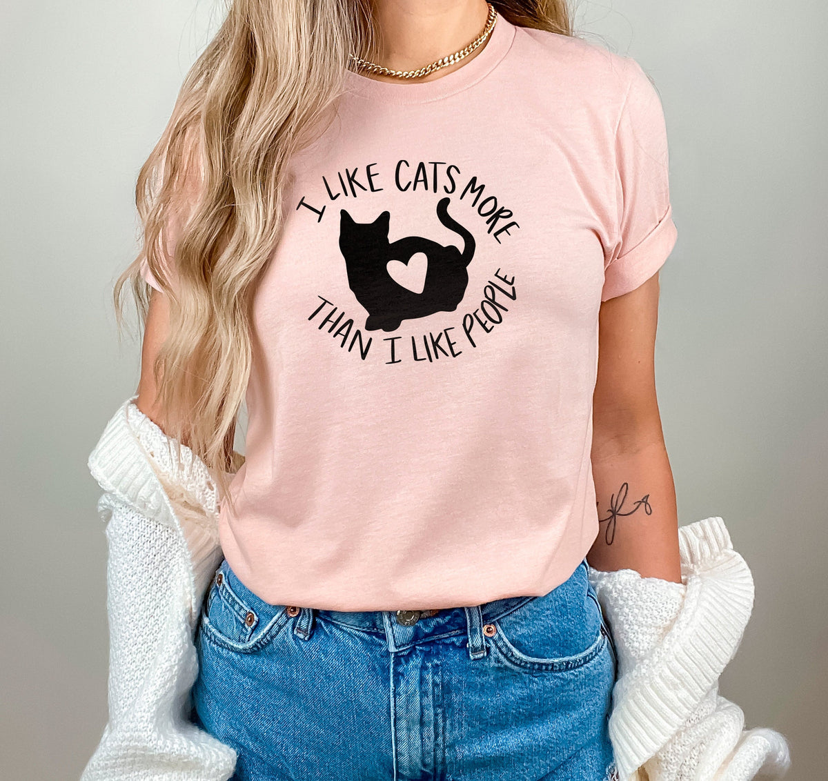 Cat Shirts, Cat Shirts for Women, Cats>People, I Like Cats More than People Shirt, Cats Shirts,  Funny Cat Shirts, Gift Cat Mom, Cat Mom