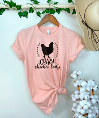 Crazy Chicken Lady Shirt, Chicken Lover Shirt, Chicken Mom Shirt, Farmer Shirt, Chicken Farmer Shirt, Chicken Lover Gifts