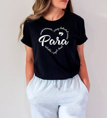 Paraprofessional Shirt, Para Teacher Shirt, Teacher Shirt, Teacher Assistant Shirt, Special Education Shirt, Autism Shirt, Women Teacher Tee