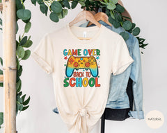 Game Over Back To School Shirt, First Day of School Outfit, Kids Back To School TShirt, Funny Teacher Shirt, First Grade Shirt, Teacher Gift