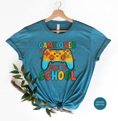 Game Over Back To School Shirt, First Day of School Outfit, Kids Back To School TShirt, Funny Teacher Shirt, First Grade Shirt, Teacher Gift