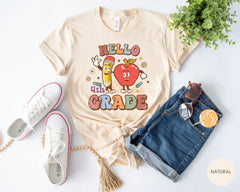 First Grade Back To School Shirt, Custom 1st Grade, 2nd Grade, 3rd Grade, Kindergarten and Pre K Shirts for Teachers, Students and Parents
