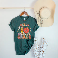 First Grade Back To School Shirt, Custom 1st Grade, 2nd Grade, 3rd Grade, Kindergarten and Pre K Shirts for Teachers, Students and Parents