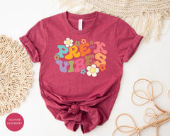 First Day of School Pre K Vibes Distressed Shirt for Kids and Adults, Pre K Vibes, Pre-K Kindergarten Outfit, Elementary Teacher Gift Shirt