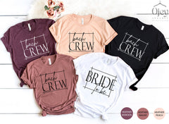 Bride to Be Shirt, Bach Crew Tshirts, Gift for Bridesmaid On Wedding Day, Bridal Shower Shirts, Bachelorette Party Shirts, Bride To Be Gift