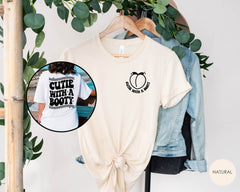 Gym Shirts for Women, Cutie With A Booty Shirt, Women Gym Shirt, Funny Gym Shirt for Women, Workout T-Shirt for Women