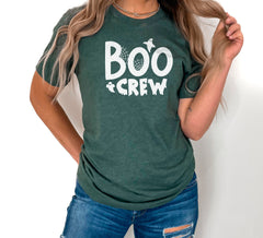 Boo Crew Matching Halloween T-Shirts, Family Halloween Shirts, Unisex Outfit, Spooky Vibes Tee, Halloween Matching Clothing, Boo Crew Shirt