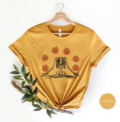 Halloween Skeleton Shirt, Pumpkin Heads T-Shirt, Pumpkin T-Shirt, Spooky Season Shirt, Funny Halloween T-Shirt