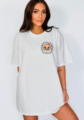 Pumpkin Daisy Pocket Shirt, Minimalist Halloween Tee, Cute Pumpkin Daisy T-Shirt, Halloween Matching Outfit, Spooky Season Shirt, Daisy Tee