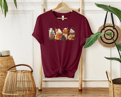 Fall Pumpkin Spice Shirt, Halloween Coffee Shirt, Pumpkin Spice Tee, Coffee Lover Gift, Fall Coffee Gift Shirt, Halloween T-Shirt
