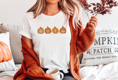 Fall Pumpkin Shirt, Halloween Pumpkin Shirt, Pumpkin Tees, Halloween Lover Gift, Fall T-Shirts, Spooky Season Shirts