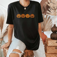 Fall Pumpkin Shirt, Halloween Pumpkin Shirt, Pumpkin Tees, Halloween Lover Gift, Fall T-Shirts, Spooky Season Shirts