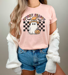 Spooky Season T-Shirts, Halloween Ghost Shirt, Cute Halloween Ghost Shirt, Trick or Treat Shirt, Ghost T-Shirt, Halloween Party Shirt