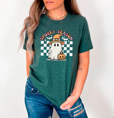 Spooky Season T-Shirts, Halloween Ghost Shirt, Cute Halloween Ghost Shirt, Trick or Treat Shirt, Ghost T-Shirt, Halloween Party Shirt