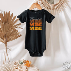Thankful Mini Shirt, Thanksgiving Shirt For Kids, Unisex Clothing, Thankful Kids Shirts, Thanksgiving T-Shirt, Kids Outfit, Gift for Toddler
