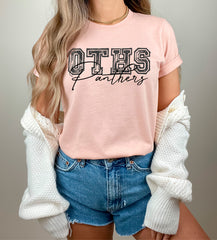 Custom School T-Shirts, Retro Custom School Shirt, School Mascot Shirt, School Team Tee, Spirit Wear Shirt, Custom School Gifts