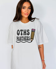 Custom School T-Shirts, Gift for Teacher, Mascot Team Shirts, Custom Mascot Shirt, Teacher Appreciation Gift, School Name Shirts