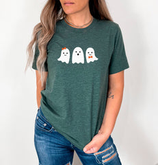 Baby Ghosts Halloween Shirt, Spooky Season Outfit, Cute Ghosts T-Shirt, Boo Shirt, Spooky Vibes Tee, Cute Halloween Gift for Her, Ghost Tee