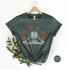 Halloween Skeleton Shirt, Pumpkin Heads T-Shirt, Pumpkin T-Shirt, Spooky Season Shirt, Funny Halloween T-Shirt