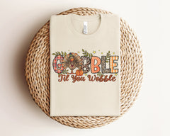 Gobble Til You Wobble T-Shirt, Vintage Gobble Shirt, Funny Thanksgiving Shirt, Thanksgiving Matching Tee, Turkey Tee, Thanksgiving Outfit