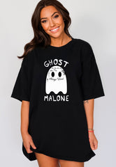 Ghost Malone Halloween T-Shirt, Funny Halloween Shirt, Halloween Party Outfit, Cute Ghost T-Shirt, Spooky Season Tee, Halloween Crewneck