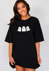 Baby Ghosts Halloween Shirt, Spooky Season Outfit, Cute Ghosts T-Shirt, Boo Shirt, Spooky Vibes Tee, Cute Halloween Gift for Her, Ghost Tee