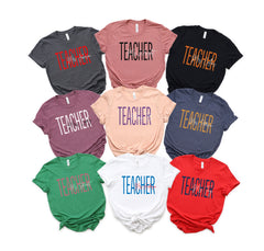 Custom Teacher T-Shirts, Personalized School Shirt, Custom Teacher Gift, Teacher Name Shirt, Teacher Gift Ideas, Appreciation Gift
