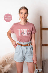 Custom Teacher T-Shirts, Personalized School Shirt, Custom Teacher Gift, Teacher Name Shirt, Teacher Gift Ideas, Appreciation Gift